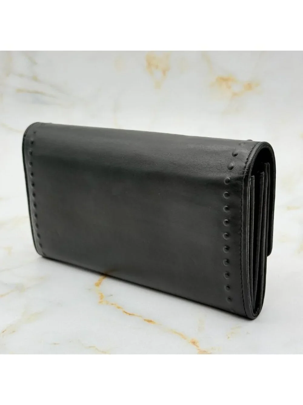 Chanel Studded CC Logo Wallet